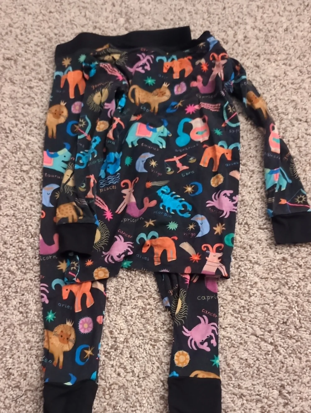 Little Sleepies Zodiac Signs Two Piece PJ Set